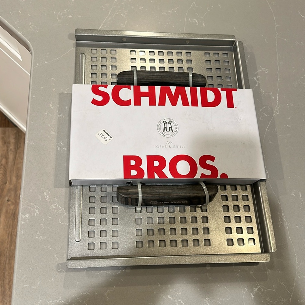 Schmidt Brothers - BBQ Ash Grab & Grill Flat Tray, Large